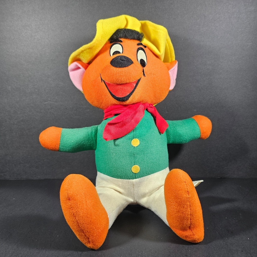 Vintage 1971 Speedy Gonzales Mighty Star Warner Brothers Plush, 16"